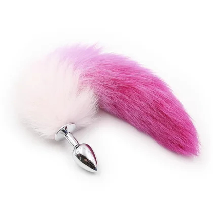 vibrating cat tail butt plug Tailz Waggerz Moving and Vibrating Fox Tail Anal Plug main image 1
