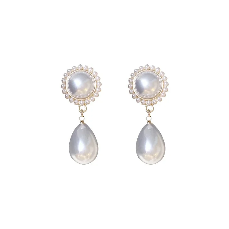 Tinyname® Drop Pearl Earrings