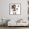 (Multi-Style) Indian Weird Girl-11CT Stamped Cross Stitch 40*40cm/15.75*15.75in tapestrymarket