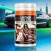 40Pcs Car Interior Cleaner Wipes Disposable Car Leather Wipes Conditioning Wipes