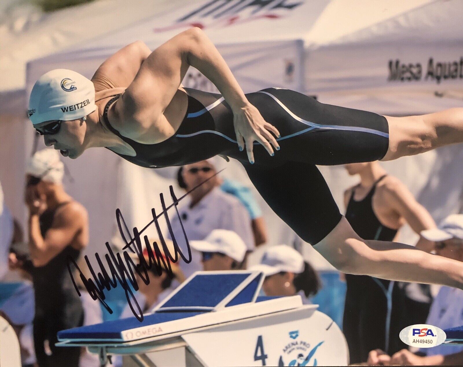 Abbey Weitzeil Signed Autographed 8x10 Photo Poster painting 2020 Olympics Tokyo Psa/Dna