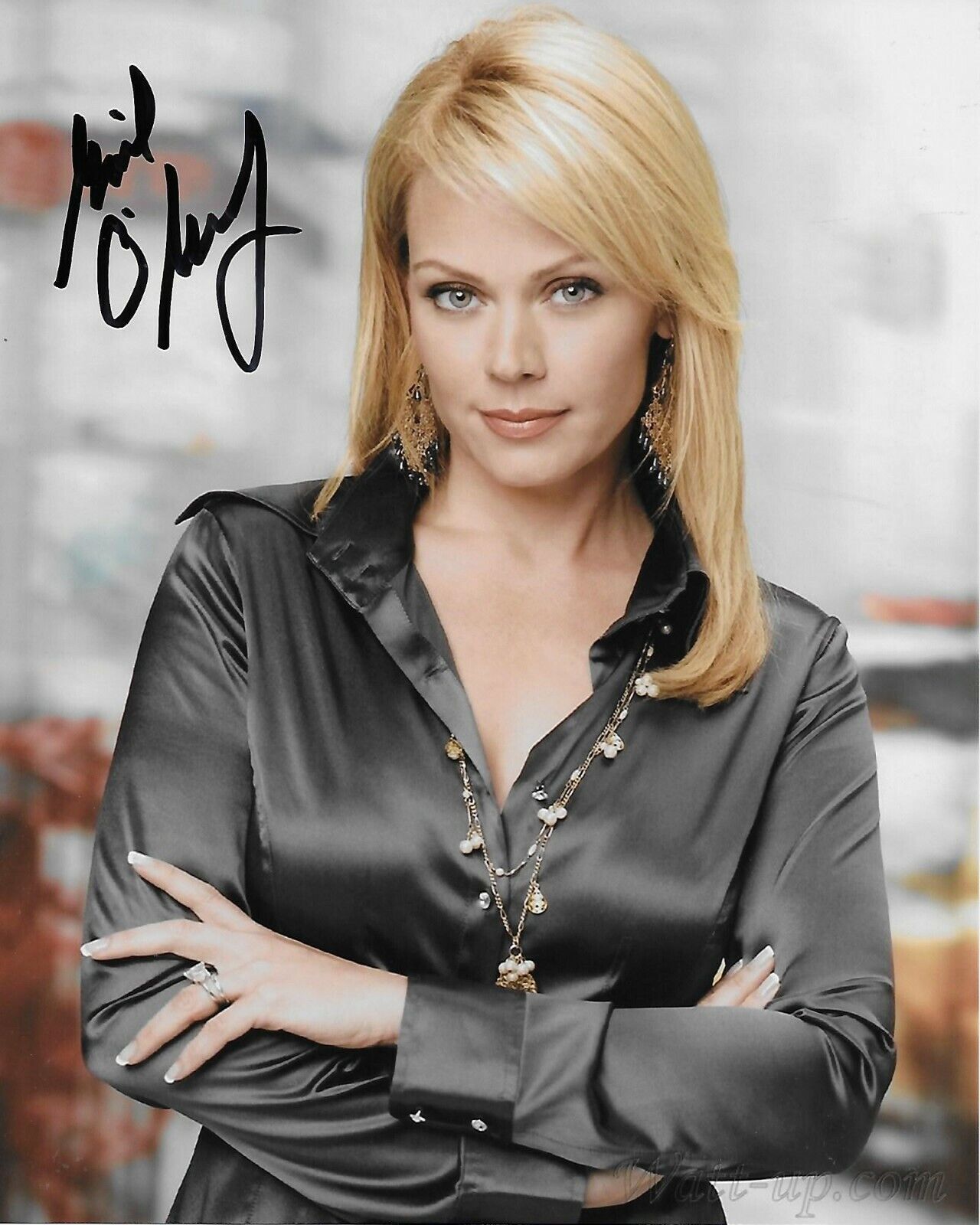 Gail O'Grady Original Autographed 8X10 Photo Poster painting #8 - NYPD Blue