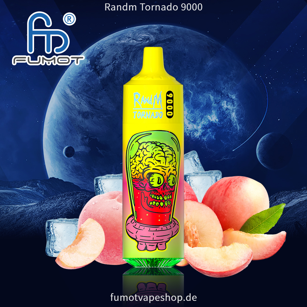 Randm Tornado 9000 Sommerliches Pfirsicheis  fumotvapeshop