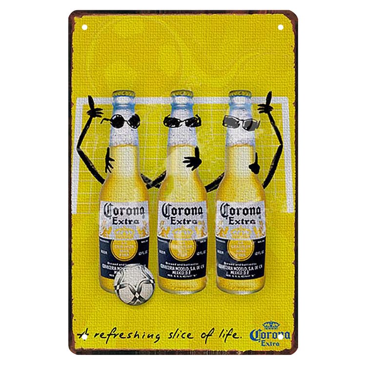 Corona Beer - Vintage Tin Signs/Wooden Signs - 7.9x11.8in & 11.8x15.7in