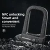 Locke Brothers Smart U-shaped Lock NFC Bicycle Lock Silicone Motorcycle Road Bike U-shaped Folding Bike Anti-theft Lock