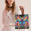 DIY Butterfly Diamond Painting Shopping Bag Diamond Tote Handbag
