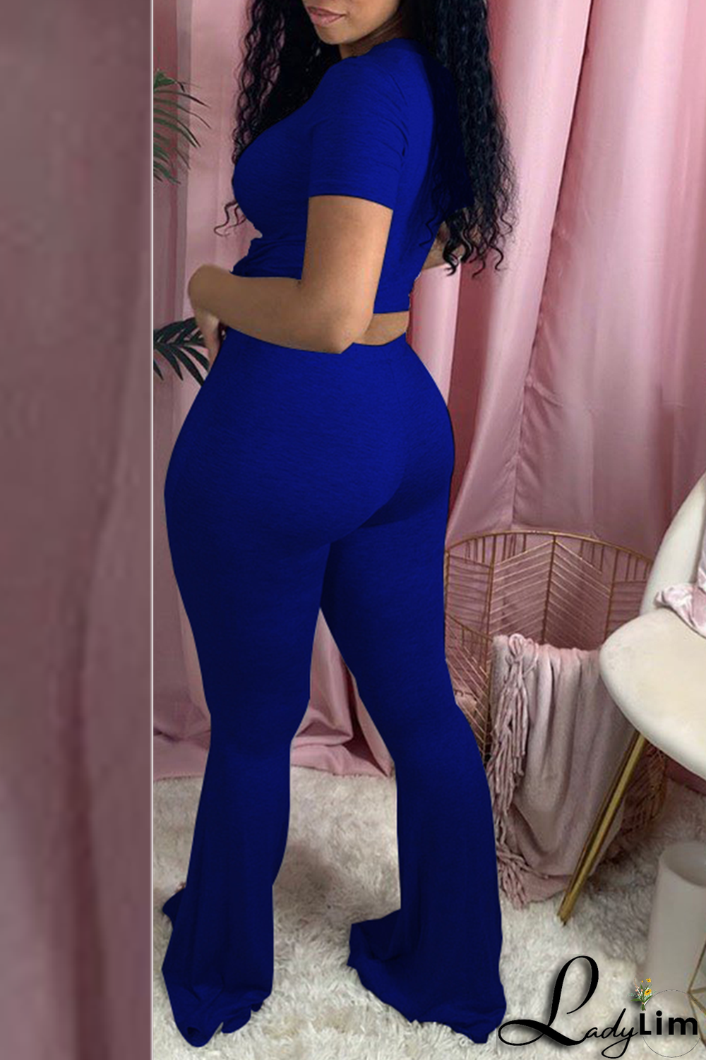 Black Casual Print Patchwork O Neck Short Sleeve Two Pieces