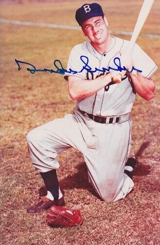 Duke Snider Signed - Autographed Brooklyn Dodgers 4x6 inch Photo Poster painting Deceased + COA