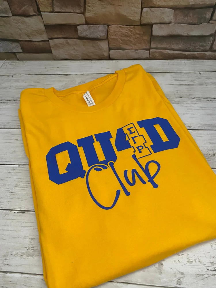 SGRHO Quad Club T-Shirt