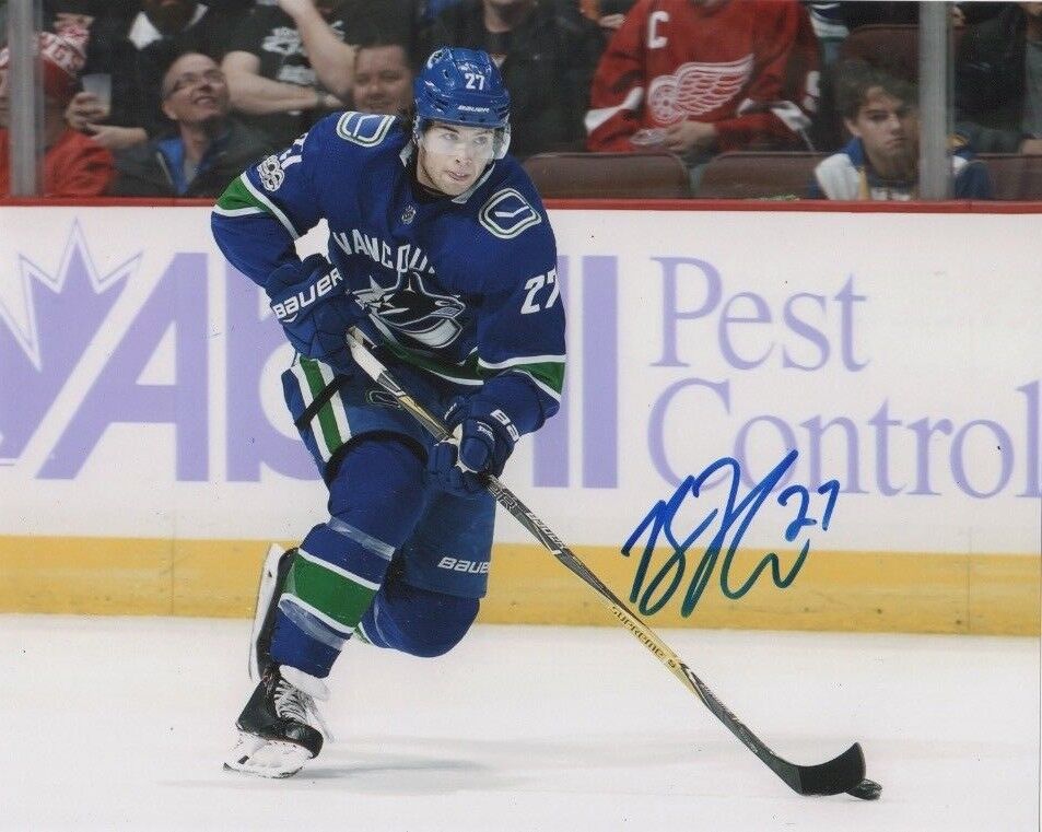 Vancouver Canucks Ben Hutton Autographed Signed 8x10 Photo Poster painting COA #16