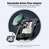NEEWER PA017 Universal Mobile Phone Video Holder Dual Handheld Mini Telescopic Extension Stand for iPhone 15 Pro Max S23 Ultra Pixel 8 Pro Video Recording Phone Holder Stabilizer