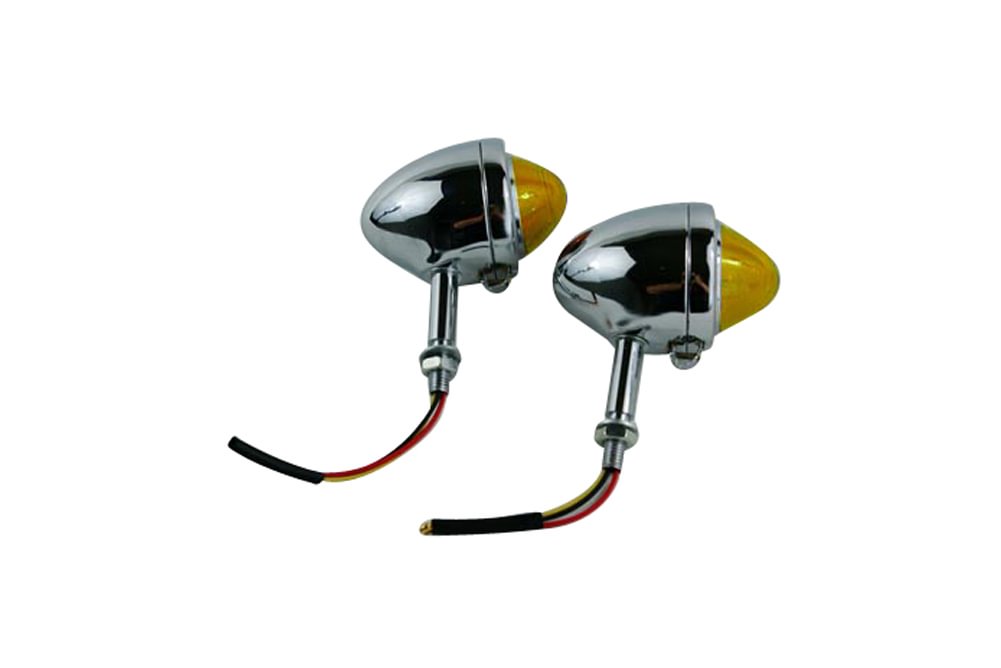 CJ750 Stainless steel Bullet turning lights