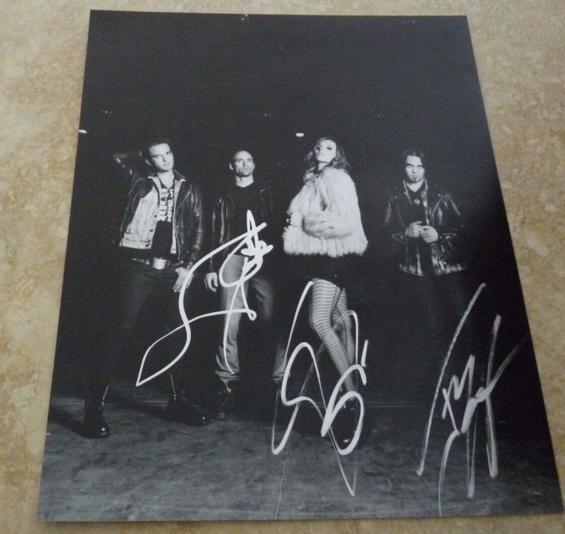 Halestorm Lizzy Josh Joe Signed Autographed 8x10 Photo Poster painting PSA Beckett Guaranteed #2