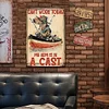 Today My Arm is Casting for Fish - Metal Tin Signs(8*12Inch/12*16Inch) - Animal
