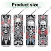 8Pcs Schädel - 5d DIY Handwerk Lesezeichen
