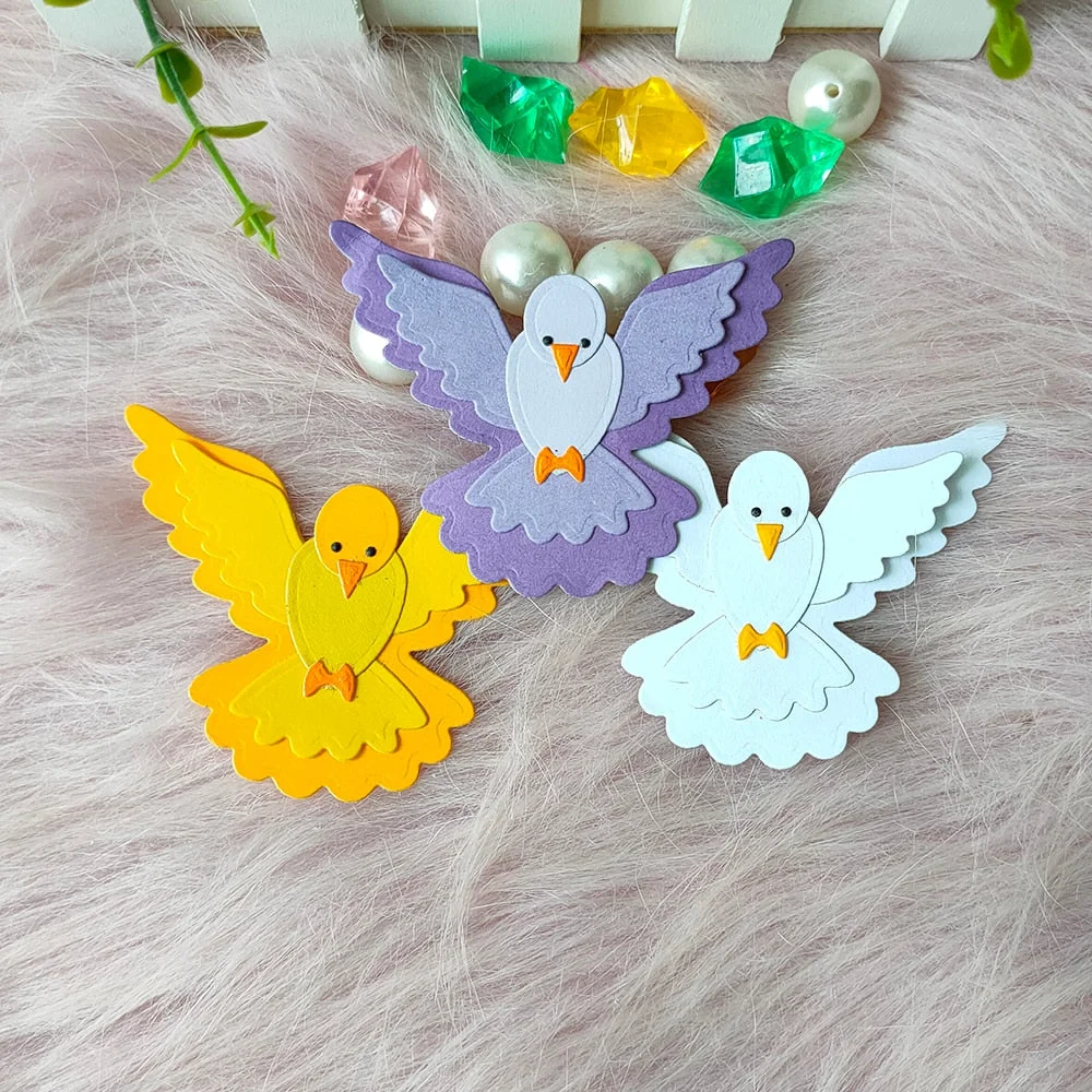 New Carrier Pigeon metal Doves cutting die mould scrapbook decoration embossed photo album decoration card making DIY handicraft