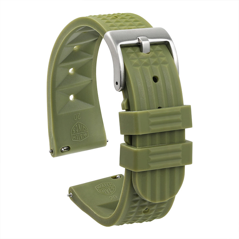 Watchdives Soft Waffle Rubber Dive Strap San Martin Watch san martin watchSan Martin Watch