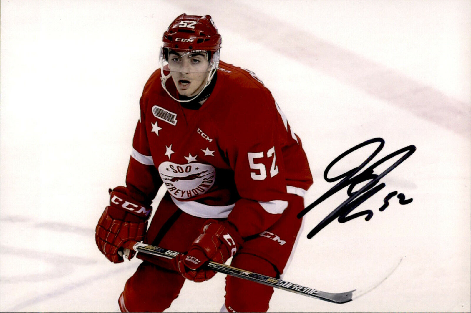 Jack Kopacka SIGNED autographed 4x6 Photo Poster painting SOO GREYHOUNDS / OTTAWA SENATORS