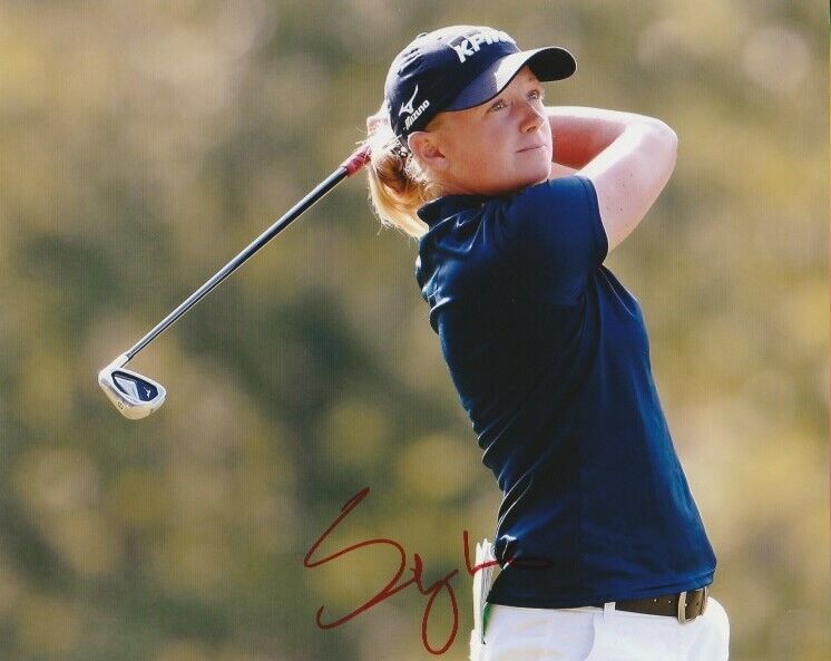 STACY LEWIS SIGNED LPGA GOLF 8x10 Photo Poster painting #5 Autograph PROOF