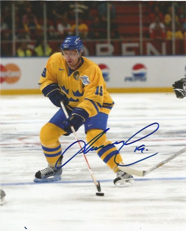 Team Sweden Markus Naslund Signed Autographed 8x10 Photo Poster painting COA