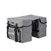 Bike Rear Rack Double Pannier Bag for Cycling Traveling Commuting (Graphite Grey)