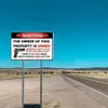 No trespassing warning - Metal Tin Signs(8*12Inch/12*16Inch)