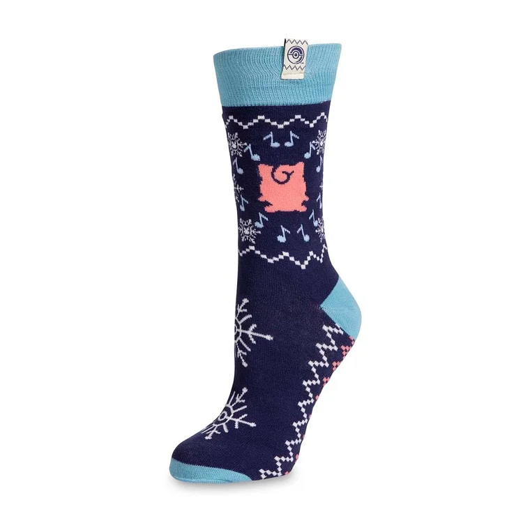 Jigglypuff Festive Winter Socks (One Size-Adult)
