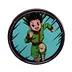 Jumping Green Boy