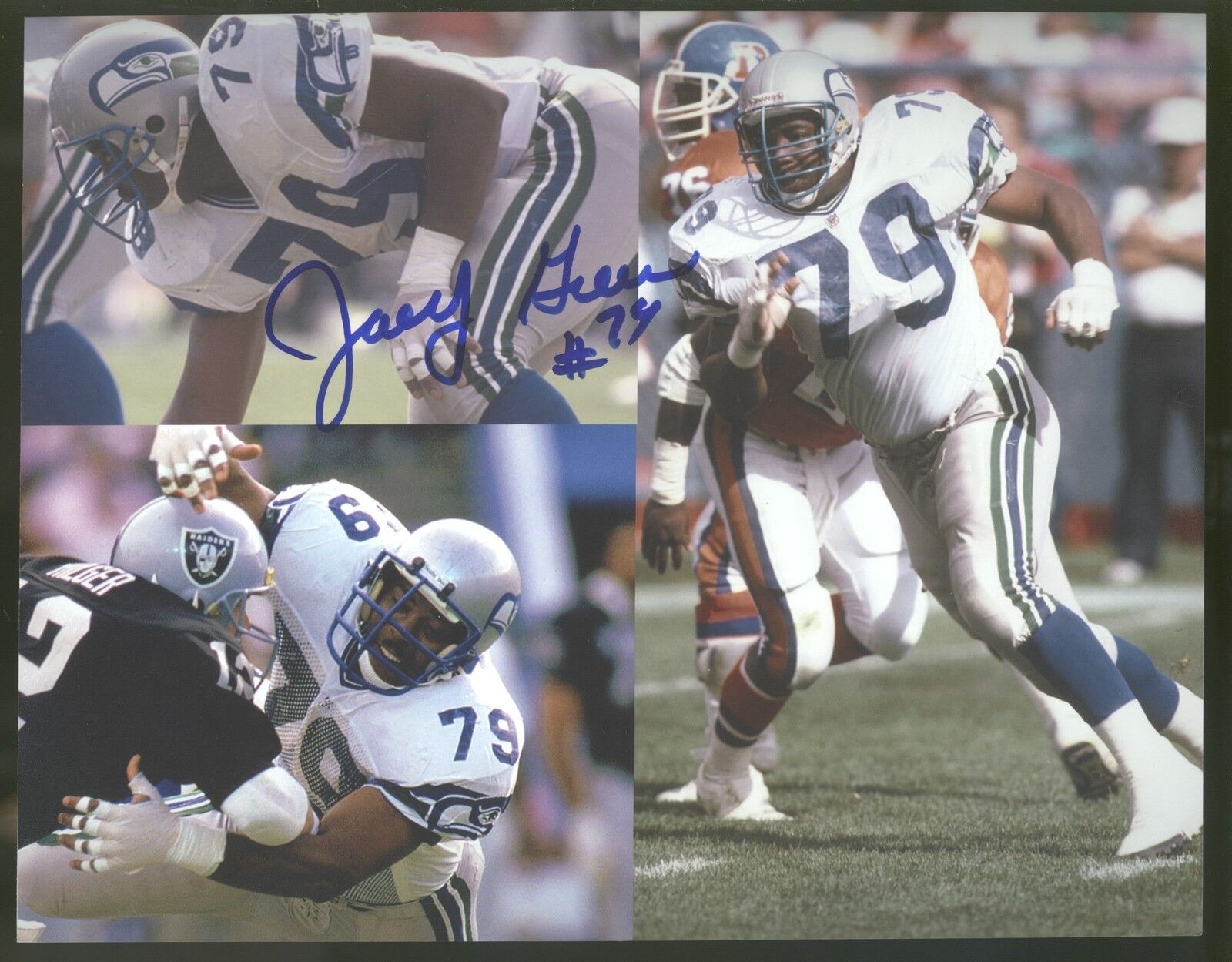 Jacob Green 8x10 Photo Poster painting Autographed Signed AUTO Ring Of Honor Seahawks SPH 0669