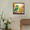 Herbst Wasserbecher Vogel - runder Bohrer Diamantmalerei - 30*30cm