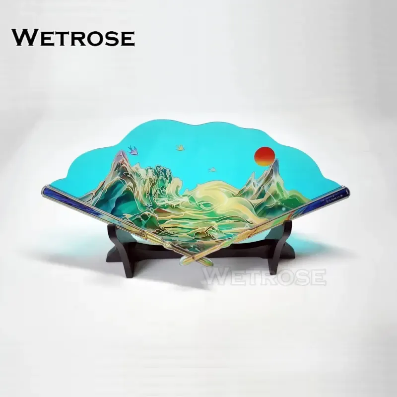 [Wetrose] In Stock Wuthering Waves Suisui Cheongsam Fan Game Outfit Weapon Cosplay Prop