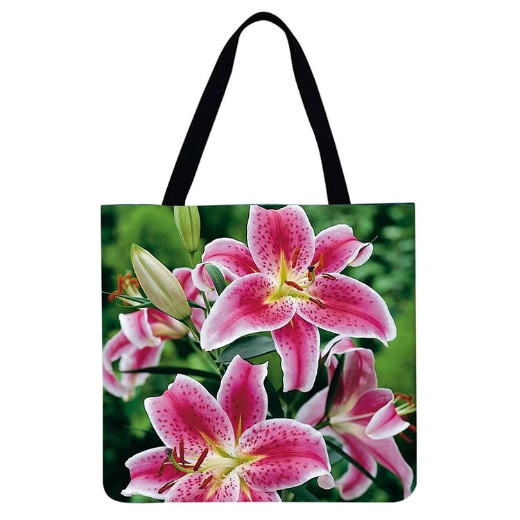 Flowers - Linen Tote Bag