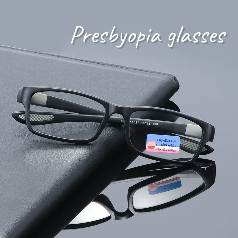 New Dual Color Frame Sports Anti Blue Light Discoloration Presbyopia ...