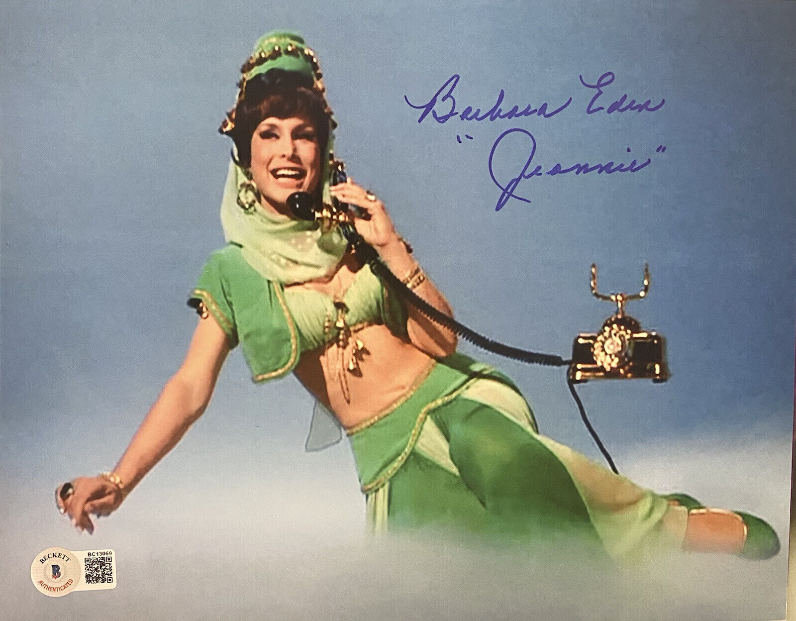 Barbara Eden Signed Autographed 8x10 Photo Poster painting I dream of Jeannie Beckett ?