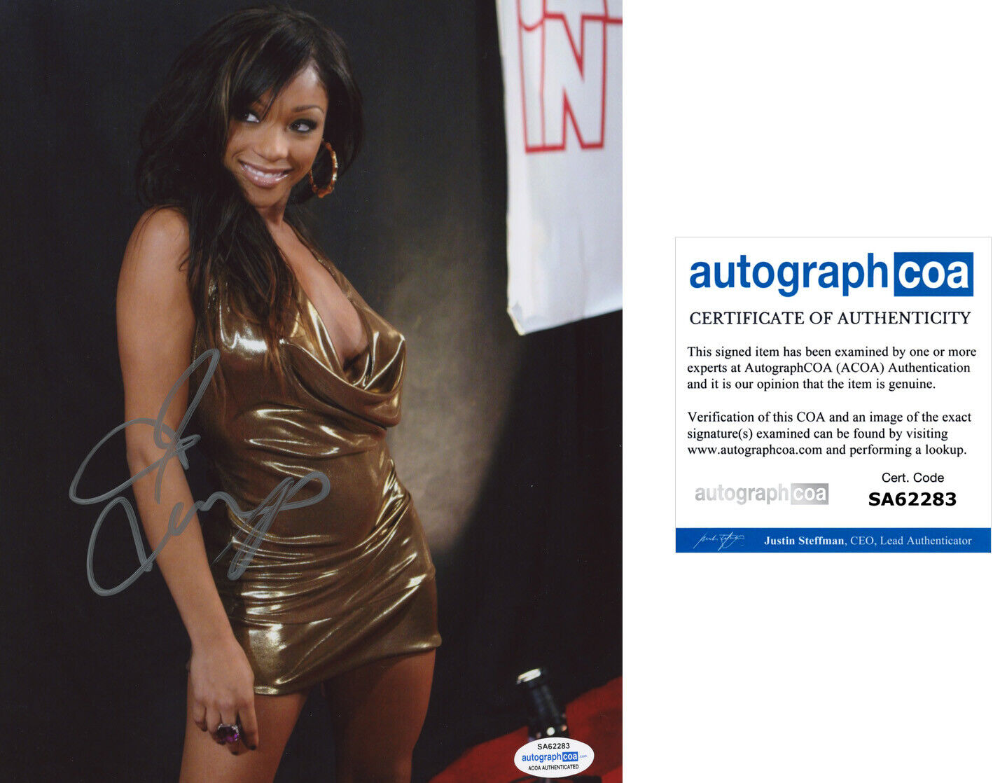 CHRYSTINA SAYERS signed Autographed GIRLICIOUS