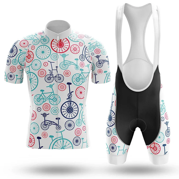 Bike Pattern Men's Cycling Kit