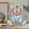 Shaking Head Sleeping Cat - 5D DIY Ornament