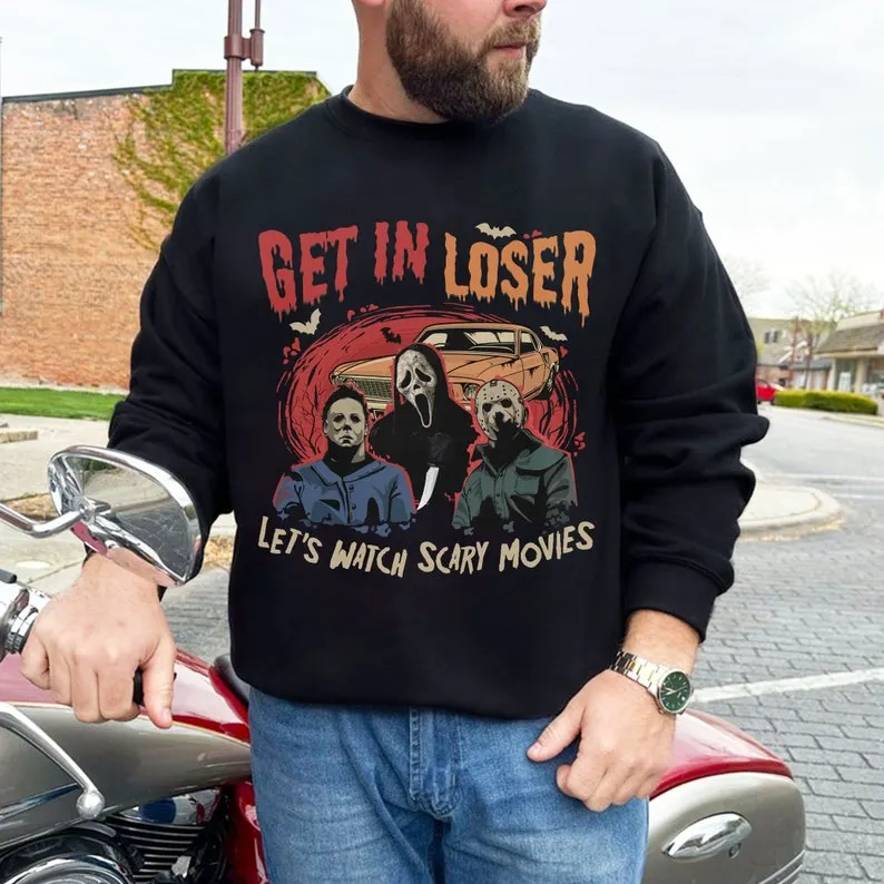 Let&iexcl;&macr;s Watch Scary Movies Sweatshirt