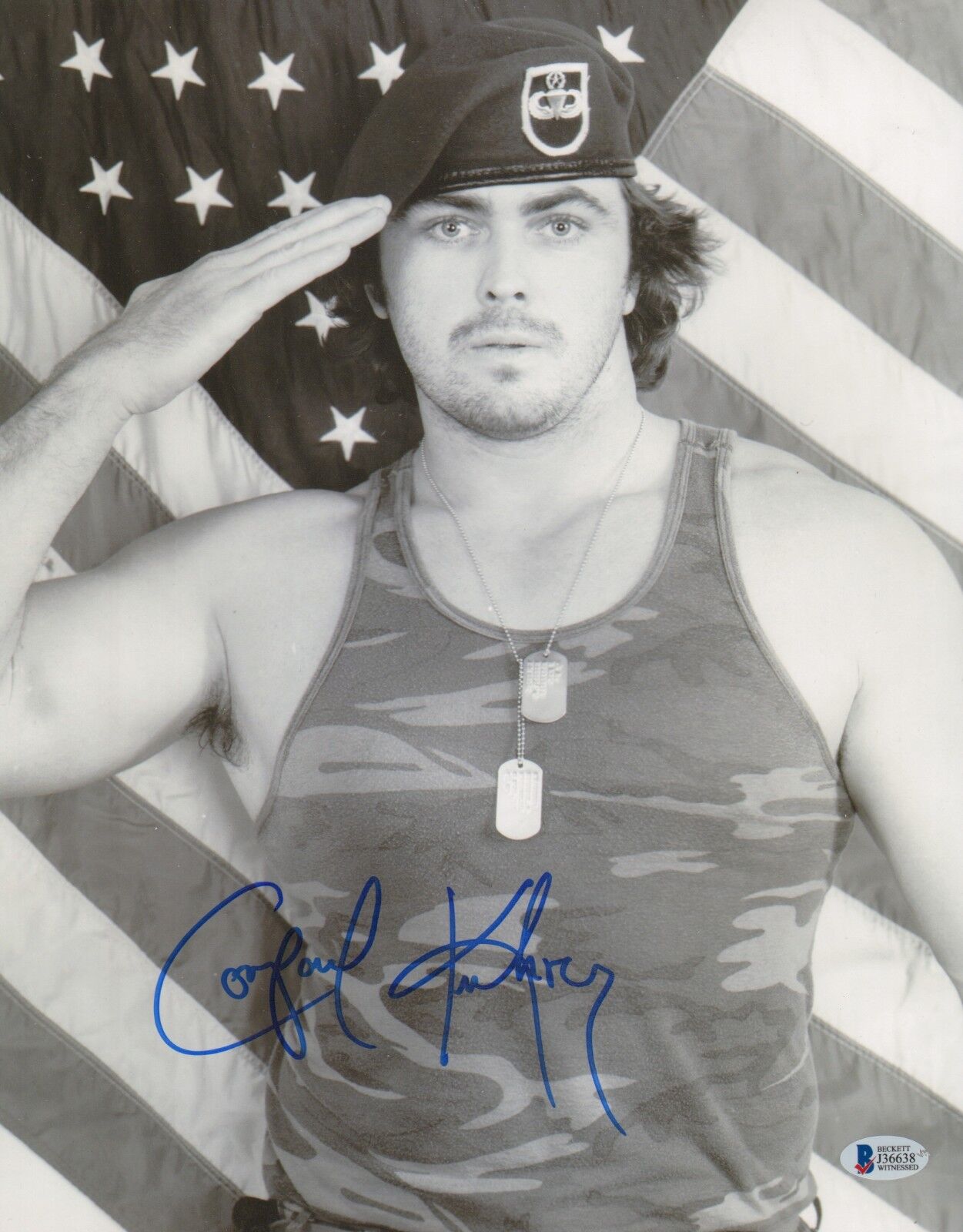 Corporal Kirchner Signed 11x14 Photo Poster painting BAS Beckett COA WWE Picture Autograph FMW 1