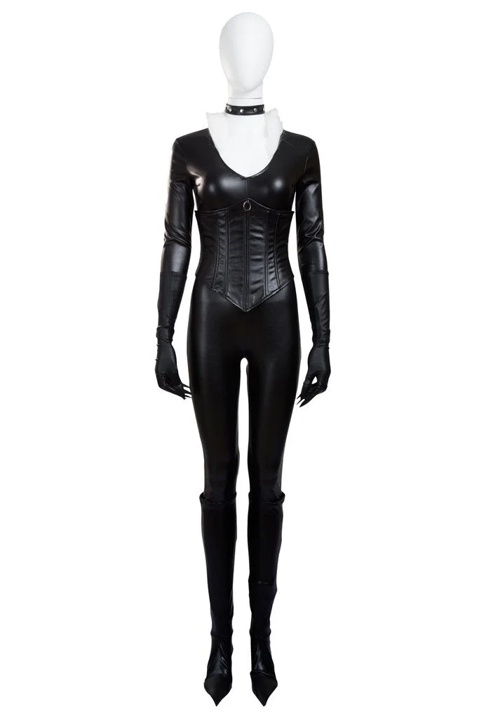 The Amazing Spider Man Black Cat Jumpsuits Cosplay Costume