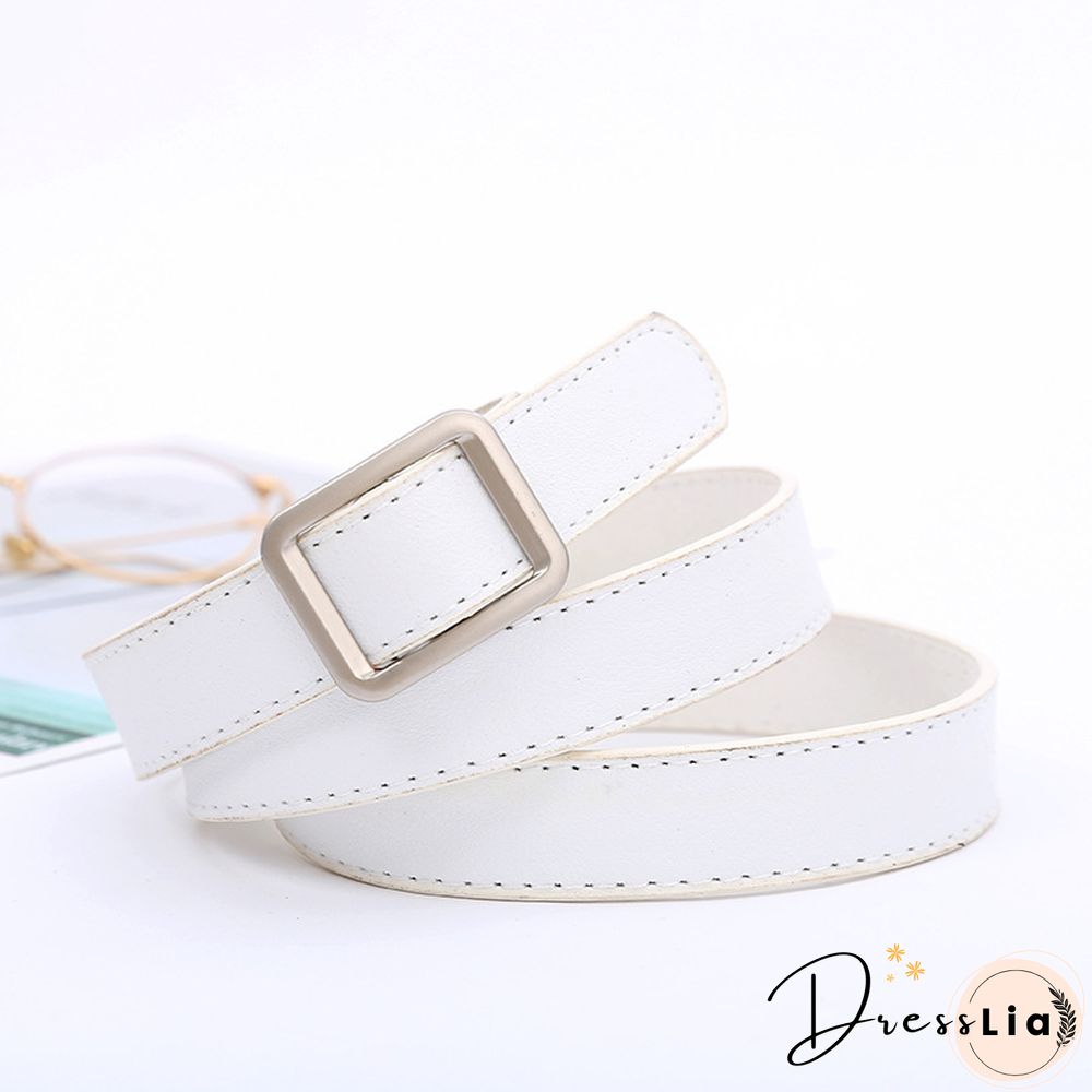 Simple And Versatile Retro Fashion Black Belt