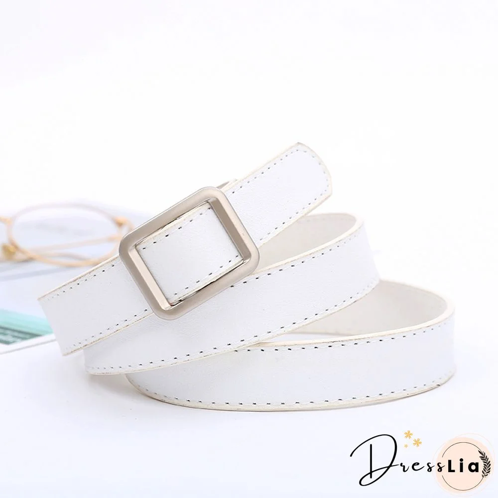 Simple And Versatile Retro Fashion Black Belt