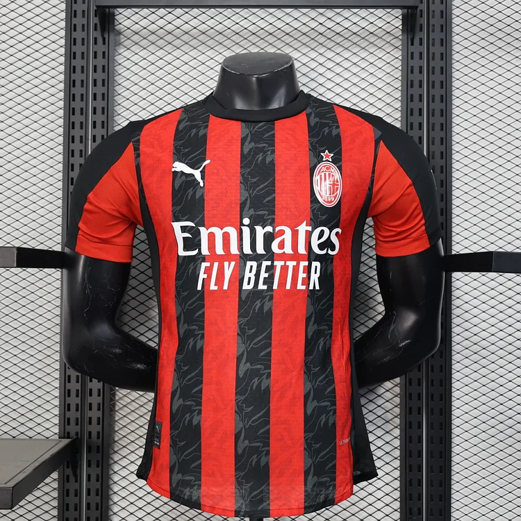 Player Edition 2025-2026 AC Milan Home Football Jersey