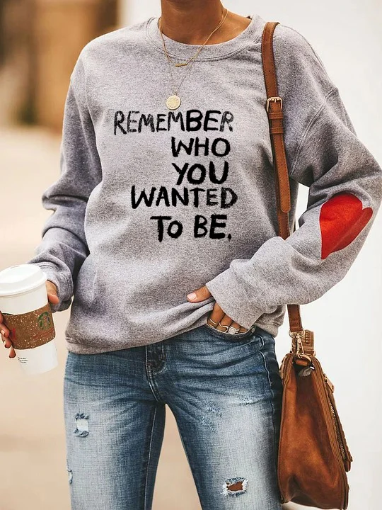 Remember Who You Wanted To Be Sweatshirt