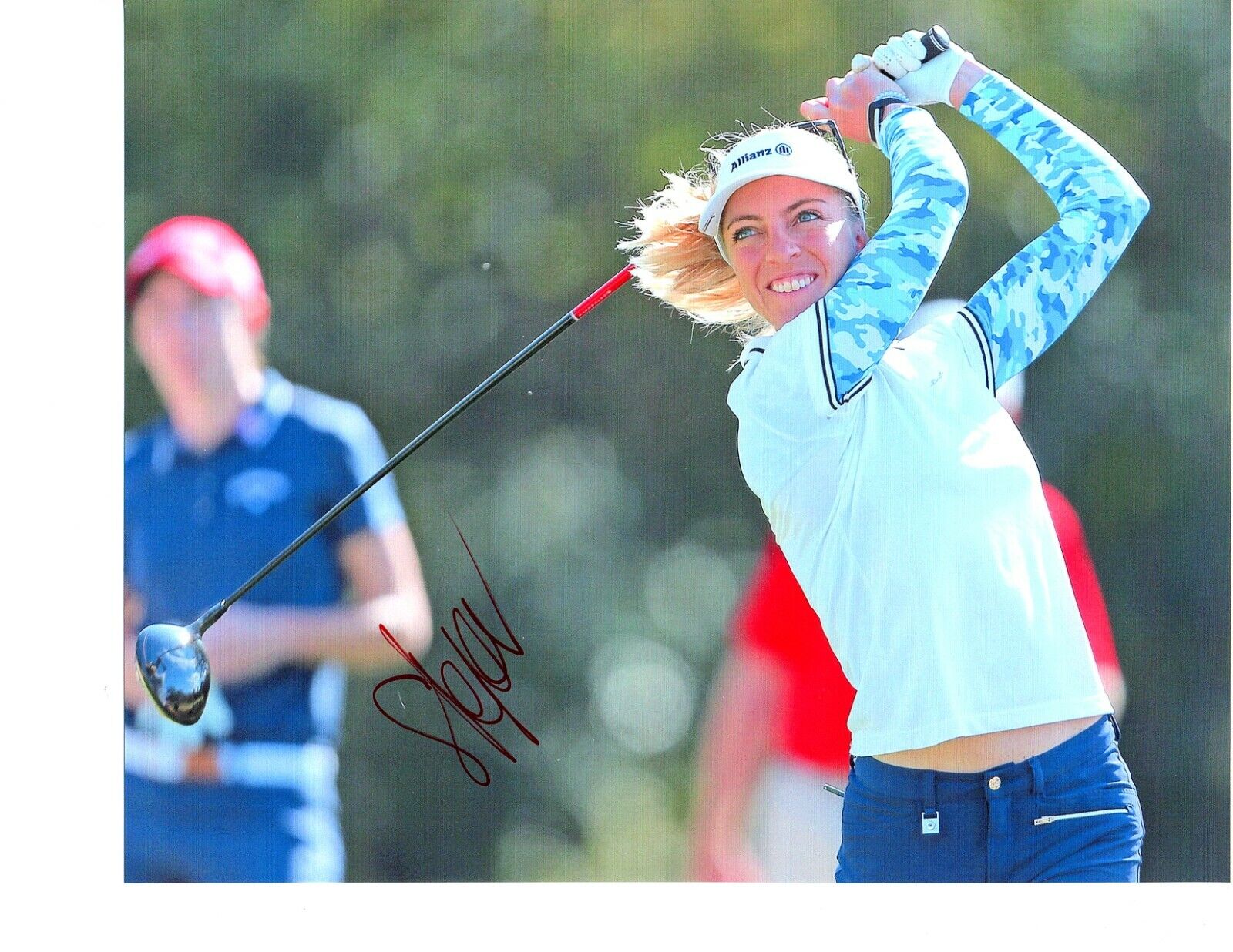 Sophia Popov LPGA signed autographed 8x10 golf Photo Poster painting 2020 Women's Open GERMANY%