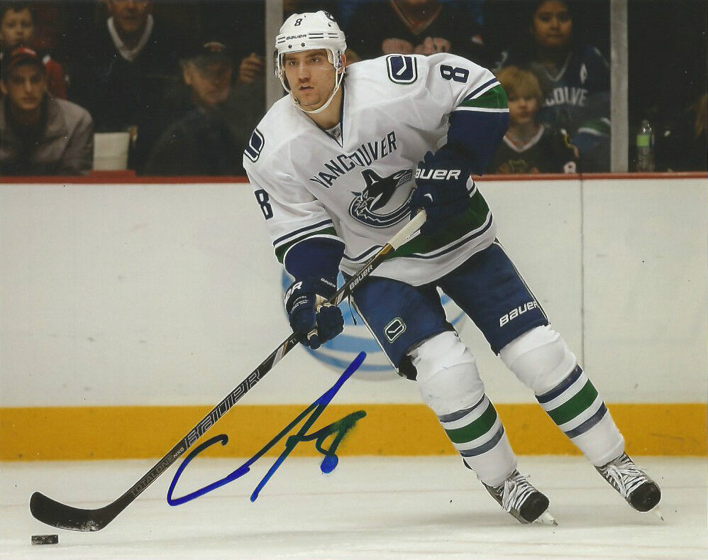 Vancouver Canucks Chris Tanev Autographed Signed 8x10 NHL Photo Poster painting COA B