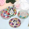 [Upgrade]4Pcs Acrylic Special Shape Kitten DIY Waterproof Diamond Painting Coaster