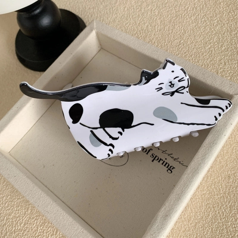 Women’s Cute Dog Cat Arylic Hair Claws