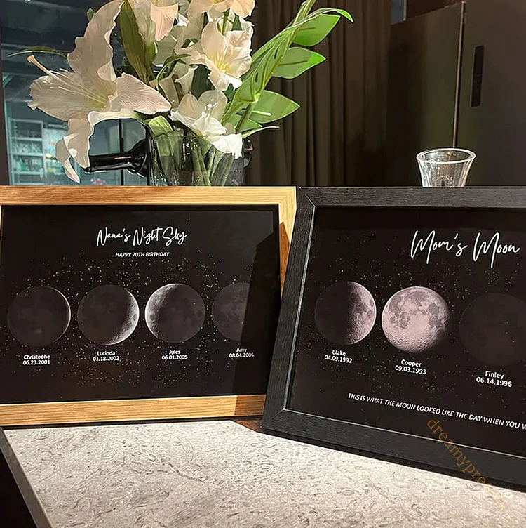 Custom Moon Night Sky Print Gift