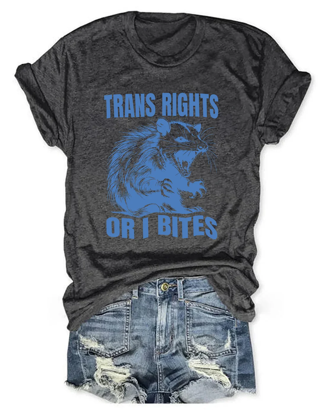 Trans Rights Or I Bites T-shirt